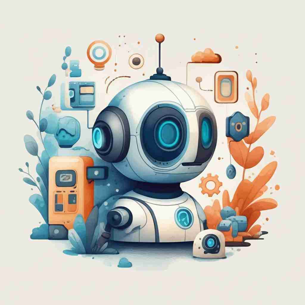 An image illustrating AI, education, preserving human agency in a world of automation