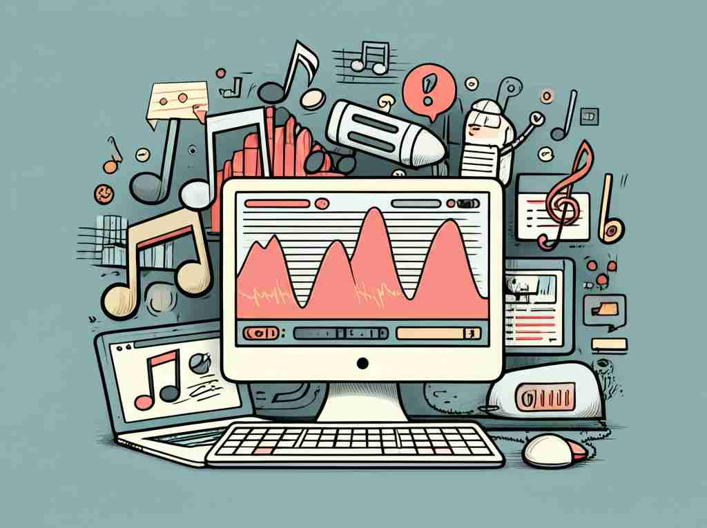 An image illustrating AI-generated music is going viral. Should the music industry be worried?